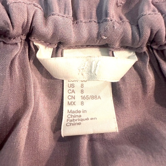 Sleeveless Top Lilac Viscose-blend Women’s Medium 8/10 by H&M - Picture 3 of 4